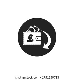 icono de cashback diseño plantilla vectorial eps10