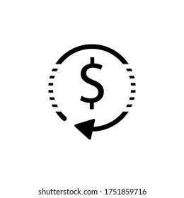 Cashback-Symbol-Design, Vektorvorlage eps10
