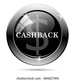 Cashback icon. Internet button on white background. EPS10 vector