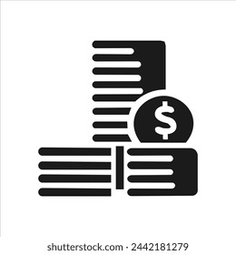 Cashback icon, refund, data check