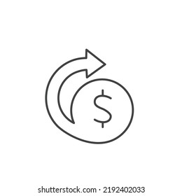 Rückkopplungssymbole, Vektorelemente für Infografik-Web