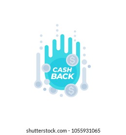 cashback offer vector sticker