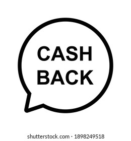 cashback service shopping icon vector