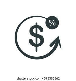 Cashback symbol