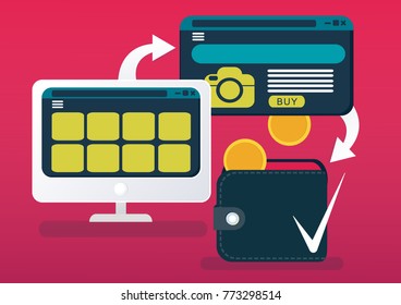 Cashback website. Online