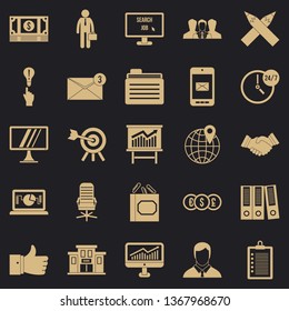 Cashbox icons set. Simple set of 25 cashbox vector icons for web for any design