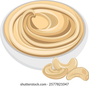 cashew butter with cashew nuts.