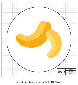 Cashew flat icon