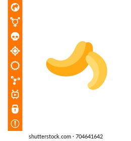 Cashew flat icon