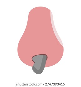 Cashew Fruit Vector Illustration, Fresh Jambu Monyet Icon, Transparent EPS Background for Food Design