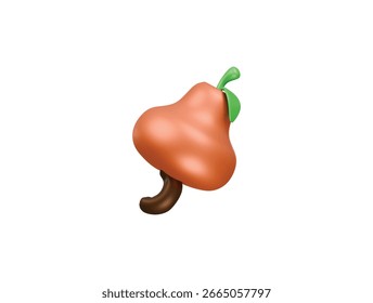 Icono de anacardos 3D Ilustración Render