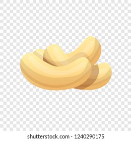 Cashew icon. Cartoon of cashew vector icon for web design  