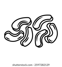 Cashew icon vector design symbol templates