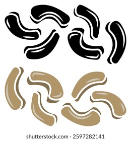 Cashew icon vector design symbol templates