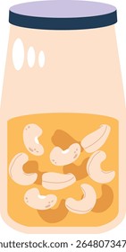 Ilustração de vetor de jarra de caju