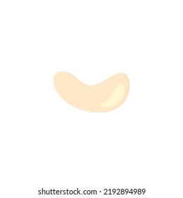 Ilustración vectorial de icono de nuez de cajú