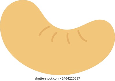 Cashew Nut Icon Vector Illustration