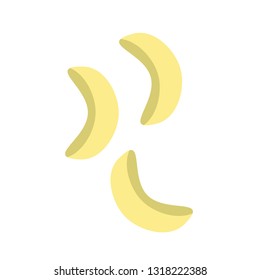 cashew nuts simlple art geometric illustration. Icon, graphic symbol, part of image design , kitchen, fruit and vegetables
