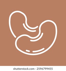 cashew sign symbol vector flat icon