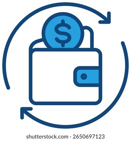 Cashflow Icon Element For Design