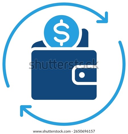 Cashflow Icon Element For Design