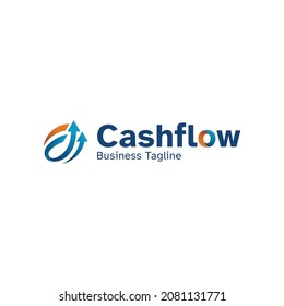 CashFlow Logo Vector, Business Administration Logo