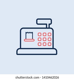 Cashier icon. New trendy cashier graphic vector illustration for web, app, logo, UI.