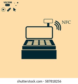 Cashier Icon Vector
