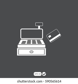 Cashier Icon Vector