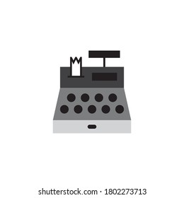 Cashier machine icon design template vector illustration