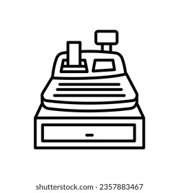 Cashier Machine icon in vector. Illustration