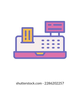 cashier machine icon for your website design, logo, app, UI.
