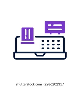 cashier machine icon for your website design, logo, app, UI.