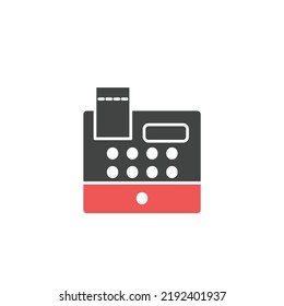 Símbolo de símbolo de iconos de máquina de cajero vectores para web infográfica