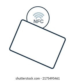 Cashless or contact less payment icon