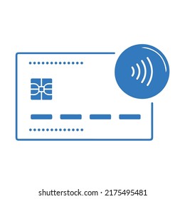Cashless or contact less payment icon