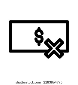 cashless icon or logo isolated sign symbol vector illustration - high quality black style vector icons
