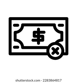 cashless icon or logo isolated sign symbol vector illustration - high quality black style vector icons
