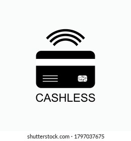 Cashless Icon. Modern Payment Methods Symbol for Design, Presentation, Website or Apps Elements - Vector.