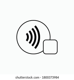 Cashless Icon. Modern Payment Methods Symbol for Design, Presentation, Website or Apps Elements - Vector.