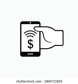 Cashless Icon. Modern Payment Methods Symbol - Vector