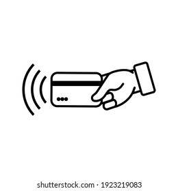 Cashless Icon. Modern Payment Symbol - Vector, Sign for Design, Presentation, Website or Apps Elements.