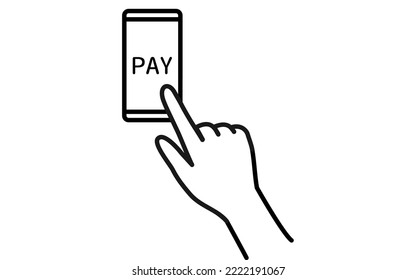 Cashless, online payments, use e-money on smart phones