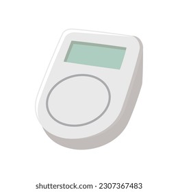 Cashless payment device. Touch payment. Vector illustration.