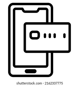 Cashless Payment icon design, vector illustration, best used for presentations