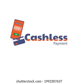 método de pago sin efectivo. no hay logotipo de caja o símbolo para pagar productos