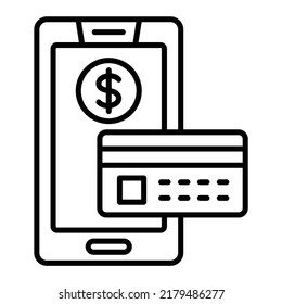 Cashless Payment vector icon. Can be used for printing, mobile and web applications.