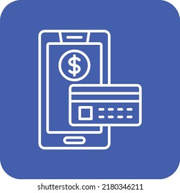 Cashless Payment vector icon. Can be used for printing, mobile and web applications.