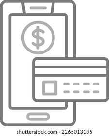 Cashless Payment vector icon. Can be used for printing, mobile and web applications.
