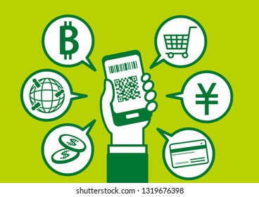 Cashless with smartphone